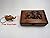 Box Wood Vintage Wooden Antique Trinket Jewelry Storage Handmade Keepsake Art