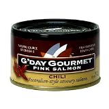 G'Day Gourmet Pink Salmon Chili, 3.5-Ounce Cans (Pack of 12)