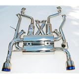 Invidia 09+ FX35 2 4WD Gemini Single Layer Titanium Tip Cat-back Exhaust&Ecirc; by Invidia
