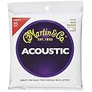 Martin M190 80/20 Bronze 12-String Acoustic Guitar Strings, Light
