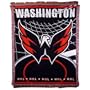 Washington Capitals NHL Triple Woven Jacquard Throw (019 Series) (48x60")"