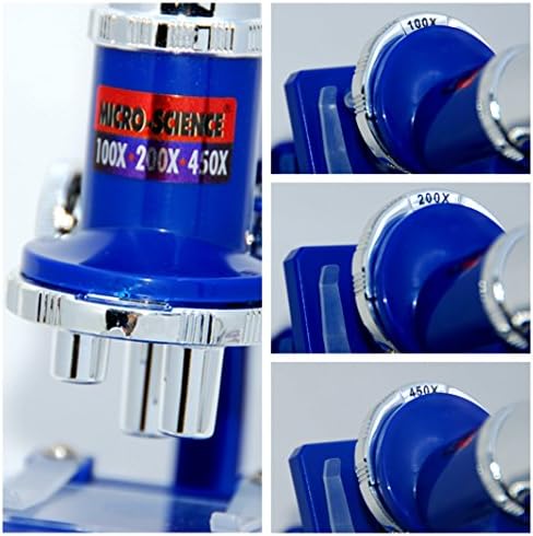 Learning Science Microscope for Kids 8+ 100X 200X 450X