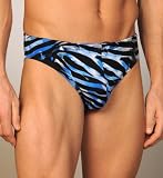 Speedo Solar Zebra Haze 1in Brief Male