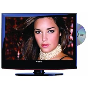 Viore LCD19VX60PB 19-Inch LCD HDTV with Built-in DVD Player, Piano Black