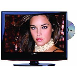 Viore LCD19VX60PB 19-Inch LCD HDTV with Built-in DVD Player, Piano Black