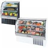 Beverage Air CDR4-S 18.1 Cu. Ft. Refrigerated Curved Glass Marketeers - Stainless Steel