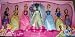 Ultimate Disney Princess Collection 7 Dolls - Featuring Princess and the Frog Tiana, Jasmine, Belle, Aurora (Sleeping Beauty), Cinderella, Snow White, & Ariel