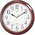 CITIZEN (シチズン) 掛け時計 ネムリーナサニー 電波時計 4MY642-006