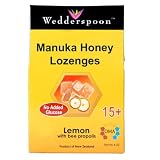 Wedderspoon Organic Manuka Lozenges with Lemon, 4-Ounce Pouch (Pack of 4)
