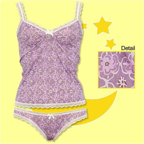 Eberjey Orchid Thief Cami & Low Rise Bloomer