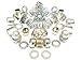 Scarf Jewelry Scarf Rings Wholesale Super Package 36pcs Scarf Bails Slides Tubes Rings Free Shipping