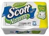 Scott Naturals Folded Moist Wipes, 51-count Tubs (12 tubs)