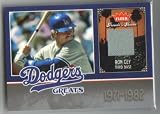 2006 Fleer Greats of the Game RC Dodgers Greats Jersey Ron Cey Dodgers Baseball Card