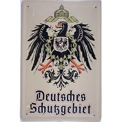 DEUTSCHES SCHUTZGEBIET BLECHSCHILD NEU STABIL S172