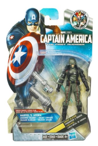  Captain America Movie 4 Inch Series 3 Action Figure #12 Marvels Hydra Armored Soldier