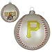 Pittsburgh Pirates Glass Baseball Ornament