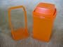 Tupperware Pick-a-Deli. Pickle Container. Orange