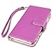 iPhone 6S Plus Case, Terrapin [Pink] [Floral Interior] Premium PU Leather Wallet Case with Card Slots Cash Compartment and Detachable Wrist Strap for iPhone 6 Plus / 6S Plus - Pink