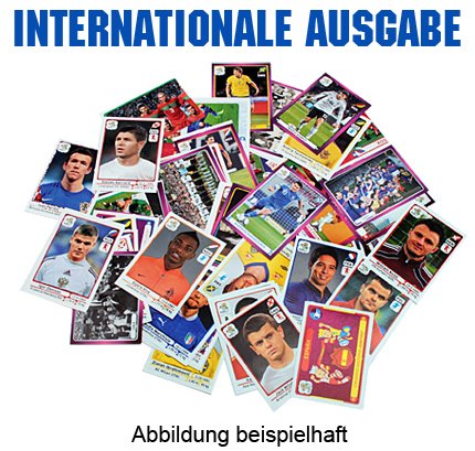 Panini UEFA Euro 2012 EM – 500 Sticker – INTERNATIONALE AUSGABE