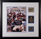 Mark Martin Signed Photo - FRAMED 11x14 DOVERwPLATETIRE