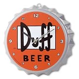 The Simpsons - Merchandise - Alarm Clock (Duff Beer Logo) (Size: 9