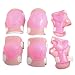 Como Pink Sports Protective Gear Knee Elbow Wrist Support Pad Set for Children
