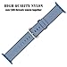 Free Silicone Band,Inteny Apple Watch Band Series 1 Series 2 Colorful Pattern Woven Nylon Band Replacement Wrist Bracelet Strap Buckle for iWatch,42mm,Navy&Tahoe Blue