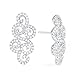 Ismell Simple Design Green Diamond Earrings Rhinestone Stud Earrings