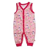 Zutano Baby-girls Infant Love You Sleevless Romper, Blush, 6 Months