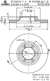 Brembo 25442 Front Disc Brake Rotor