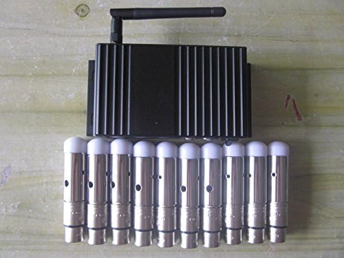 New Box XLR Wireless DMX Controller Tranceiver 1 PC Transmitter &amp; 10 PC Receiver