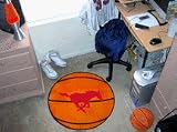 29 Round Southern Methodist (SMU) Mustangs Basketball Mat