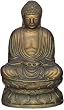 Buddha in Meditation Statue, Bronze Finish