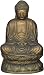 Buddha in Meditation Statue, Bronze Finish