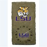LSU Louisiana State Tigers 18 Clock Thermometer