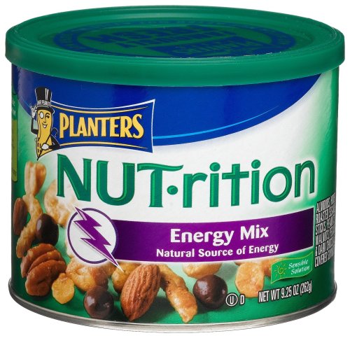 Planters NUT-rition Energy Mix, 9.25-Ounce Cans (Pack of 3) by Planters