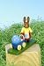 Kleine Figuren & Miniaturen Osterhase mit Kinderwagen - 7,5 cm