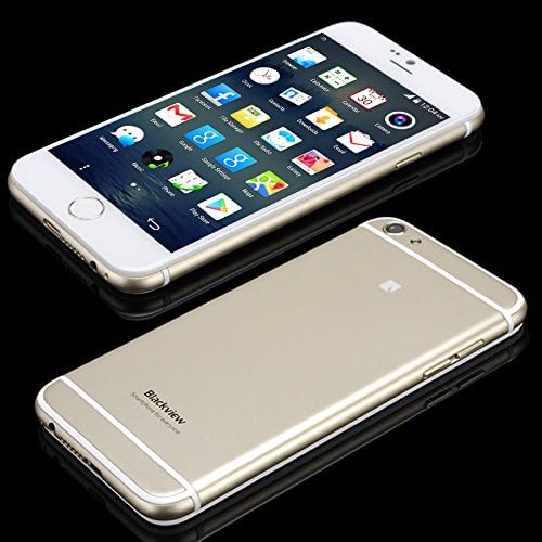 Blackview Ultra A6 Phone - 4.7 Inch 1280x720 Capacitive TFT OGS Screen, MTK6582 Quad Core CPU, Back Touch, Android 4.4 OS (Gold)