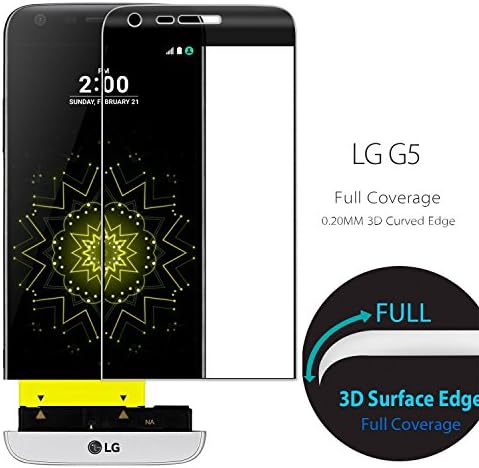 LG G5 Screen Protector, Stouch 3D Full Cover Tempered Glass Screen Protector for LG G5 Full Body Skin