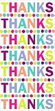 Pack of 8 Thank You Cards - Thanks