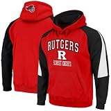 Rutgers Scarlet Knights Scarlet-Black Playmaker Pullover Hoodie Sweatshirt