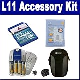 Nikon Coolpix L11 Digital Camera Accessory Kit includes: ZELCKSG Care & Cle ....