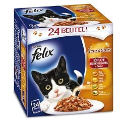 Felix Sensations Fleisch Mix 24x100g Katzenfutter von Purina
