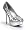 SILVER SEQUINS Closed Toe PLATFORM PUMP Heels
