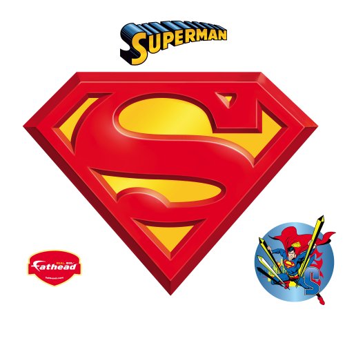 Fathead Superman Logo Wall Decal OliviaHicksWUXt