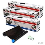 OBV Business Pack 3 x kompatibler Ink-Film ersetzt PFA331 / PFA-331 / PFA 331 für Philips Magic 3 / Basic / Primo / Voice Dect / SMS / PLUS / Magic 3-2 Primo / Voice / Colour Dect SMS / PPF 531 / 571 / 575 / 581 / 585 / 595