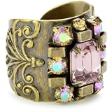 Sorrelli Mirage Square Checker Crystal Gold-To