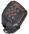 Rawlings Youth Players Series Baseball Pattern Glove (Dark Brown/Black, Right Hand Throw, 11-Inch)