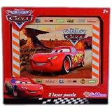 Peasytoys Disney Pixar Cars Wooden 2 Layer Jigsaw Puzzle (33 Pieces)