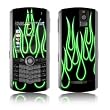 Green Neon Flames Design VERTICAL CAMERA Original Pearl 8110/ Pearl 8100 Cell Phone Protective Skin Decal Sticker